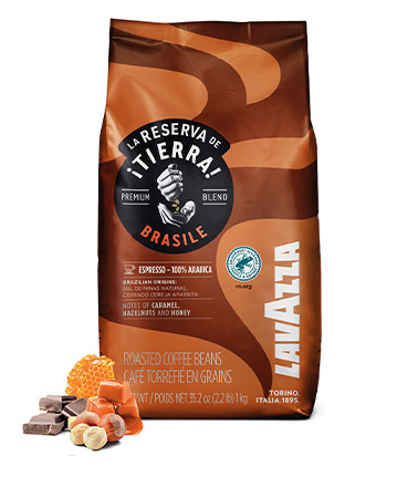 Opakowanie 1 kg. LA RESERVA DE ¡TIERRA! BRASILE 100% ARABICA